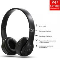 ราคา หูฟังบลูทูธไร้สาย P47 รองรับ TF Card FM Stereo Radio Mp3 (970760079)