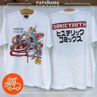 ราคา Sonic Hedgehog เสื้อทัวร์ วง โซนิคยูธ เสื้อวินเทจ papamama vintage shirt S 5XL (23511649911)