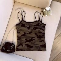 ราคา DD SHOPพร้อมส่ง FY851 1 เสื้อสายเดี่ยว ลายพลางทหาร สีพื้นใส่ง่ายสบาย มีฟองน้ำ (24381746478)