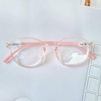 ราคา แว่นสายตาสั้นขาสปริง ทรงหยดน้ำ กรอบพลาสติก 8810 (22014509802)