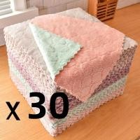 ราคา RABBIT MALL 25x25 ผ้าเช็ดโต๊ะ ผ้าเช็ดจาน ผ้าเช็ดมือ ผ้าขี้ริ้ว ผ้าเช็ดอเนกประสงค์ผ้าเช็ดโต๊ะ ผ้าเช็ดทำความสะอาด (24504484979)