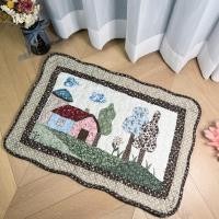 ราคา พรมเช็ดเท้า พรมเช็ดเท้าผ้าฝ้าย พรมเช็ดเท้าวินเทจ ขนาด 40 60 CM (24706808445)