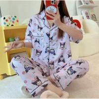 ราคา ชุดนอนผ้าไหมอิตาลี แขนสั้น ขายาว พร้อมส่ง (24748282253)