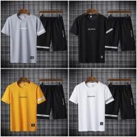 ราคา ชุดเสื้อยืดแขนสั้น กางเกงขาสั้น เสื้อแขนสั้น ชุดแขนสั้นกางเกงขาสั้น ชุดลำลอง รุ่น MC04 (4824242857)