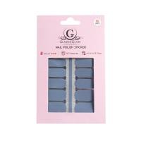 ราคา New Arrival GLAZE GLAM ยาทาเล็บแบบแผ่นสติกเกอร์ สติกเกอร์ติดเล็บ NAIL POLISH STICKER STK 030 16 PCS (18556100839)
