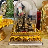 ราคา 3 พระอรหันต์ พระสิวลี พระอุปคุต พระสังกัจจายน์ งานทองเหลืองแท้ 100 พร้อมครอบแก้วอะคิลิค แถมแผ่นทองบูชา (20041281884)