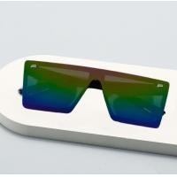 ราคา แว่นกันแดดทรงวันพีช แว่นตากันแดดแฟชั่น แว่นตาทรงสี่เหลี่ยมไร้กรอบ แว่นตาเลนส์ปรอท หลายสี ป้องกันรังสียูวี (24393376223)