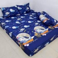 ราคา ผ้าปูที่นอน3 5ฟุต 5ฟุต 6ฟุต รัดมุม 4 มุมผ้า cotton 100 เฉพาะผ้าปู (16042065941)