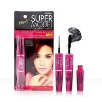 ราคา มซุปเปอร์โมเดล มาสคาร่า 粉睫毛膏 MISTINE SUPER MODEL MIRACLE LASH MASCARA Exp 2028 (12623711628)
