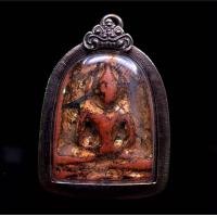 ราคา จี้พระ พระเครื่อง พระซุ้มกอ มีกูไว้ไม่จน พระซุ้มกอพิมพ์ใหญ่ เนื้อผงเก่าแปะทอง กรุวัดทุ่งเศรษฐี จ กำแพงเพชร (17439291579)