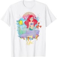 ราคา ปกติ เสื้อยืด พิมพ์ลาย Disney The Little Mermaid Ariel Splash สําหรับ (22687482265)