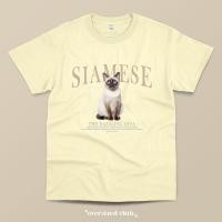 ราคา เสื้อยืดสกรีนลายแมว Siamese Cat วิเชียรมาศ Classic Cotton by Oversized Club (24358091923)