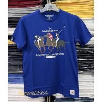 ราคา เสื้อยืดพรีเมี่ยมสินค้าเฉพาะจุด พร้อมส่ง เสื้อยืด T shirt Beverly Hills Polo Club ของแท้100 BHPC ราคาถูก ของแท้ (21120167686)