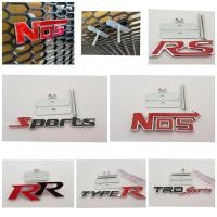ราคา โลโก้ ติดกระจังหน้า แบบมีขา มีหลายแบบ งานโลหะอย่างดี Nos TRD Rs RR sport type R (7198050283)