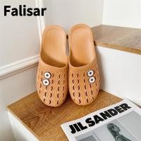 ราคา รองเท้าแตะ รองเท้าแบบสวม รองเท้าผู้หญิงแบบหัวปิด รองเท้ารุ่น 1622 (18892822263)