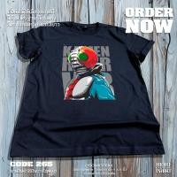 ราคา พร้อมส่ง เสื้อยืดเดชไอ้มดเขียว Kamen Rider V3 ผ้าCotton Mens T Shirt (24502141460)
