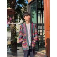ราคา เสื้อคลุมพื้นเมือง เสื้อคลุมผ้าทอนากา ใส่ได้ทั้งผู้ชายเเละผู้หญิง Free Size (24922270206)