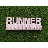 ราคา ที่แขวนเหรียญรางวัลนักวิ่ง แบบตะขอ ที่แขวนเอนกประสงค์ Runner Medal Holder ที่แขวน BIB ประดับผนัง สีขาว (16447651805)