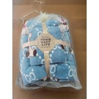 ราคา เซ็ตผ้าขนหนูขนเป็ด ผ้าเช็ดตัวขนเป็ด ลายตุ๊กตาหมี ผ้าเช็ดผม ผ้าเช็ดตัว 70 140cm ผืนใหญ่ 35 75 Cmซับน้ำได้ดี AAAAA (23298853505)