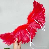 ราคา 1 อัน เด็กเล็ก 2 5 ขวบ size 60x35 c m ปีกนางฟ้าขนนก ปีกนางฟ้า ปีกขนนก ปีกเด็ก ปีกแองเจิล ปีกนก ปีกเทวดา ปีกแฟนซี angel feather wing m2 (18040830054)