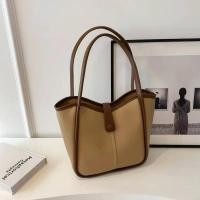 ราคา กระเป๋าสะพายไหล่สําหรับสตรี แฟชั่นมาใหม่ หนัง Pu งานดี เรียบง่าย สไตล์วินเทจคลาสสิค สไตส์นี้เท่มาก ฮิตมากตอนนี้ 4สี ไม่มีห้อยกระเป๋า (24618095620)