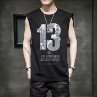 ราคา PC SHOP เสื้อกล้ามผู้ชาย เสื้อใส่ออกกำลังกาย เล่นกีฬา ฟิตเนส บาสเกตบอล เสื้อยืดสกรีนลาย 13 พร้อมส่ง รุ่น 005 (20994700867)