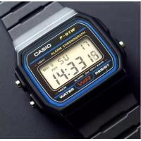 ราคา Casio F 91W Elegant Digital Watch นาฬิกาดิจิทัลหรู หน้าปัดกระจกมิเนอรัล ขนาด 34mm กันน้ำ 30M พร้อมฟังก์ชัน Alarm และ Sweep Second Hand (24698858265)