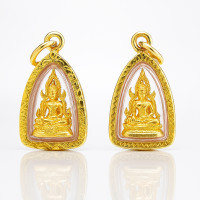 ราคา จี้ ชินราช กันน้ำ จี้พระพุทธชินราช กรอบชุบทองแท้ พระพุทธชินราช สูง 3x3 ซ ม สวยงาม บูชาขออะไรก็สมหวัง ป้องกันสิ่งช่วยหลาย ป้องกันของไม่ดี (21626899533)