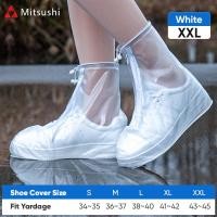 ราคา Mitsushi ถุงคลุมรองเท้ากันน้ำกันฝน ถุงคลุมรองเท้า รองเท้าบูทกันฝน รองเท้าบู๊ทส์กันลื่น พีวีซีกันลื่น พื้นยางกันลื่น ใส่เดินสบาย (22696126811)