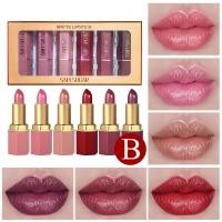 ราคา 2 3 days delivery SAMSUGAR Lipstick Waterproof Non sticky lip gloss Moisturising Long lasting Soft Smooth Lipstick (24612501036)