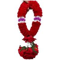 ราคา พวงมาลัยกุหลาบแดง พวงมาลัยแขก (12375026170)