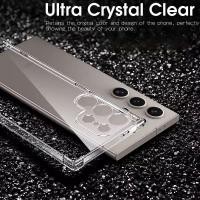 ราคา เคสกันกระแทก For Samsung Galaxy S25 Ultra S25 Plus S25 5G เคสโทรศัพท์ซิลิโคน For Samsung Galaxy S24 Ultra S23 Ultra 23 24 Plus Clear Cover Slim Transparent Case (21340264026)