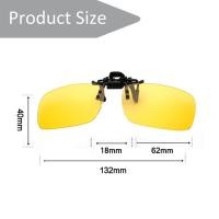 ราคา เลนส์ Clip On Polarized คลิปออน ติดแว่นตา Clip on เลนส์กันแดด คลิปติดแว่นตา แว่นกันแดด คลิปออนติดแว่นตา (24128001360)