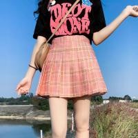 ราคา กระโปรงพลีทนักศึกษา กระโปรงลายสก๊อก มีซับใน ทรงเอวสูง สไตร์เกาหลี 40804 (22777345507)