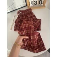 ราคา กางเกงขายาวลายสก็อตสีแดง กางเกงขายาวทรงหลวมสบาย ๆ สำหรับใส่ไปทำงานในฤดูร้อน กางเกงขายาวทรงตรงผ้ายืดระบายอากาศได้ดี (24858082876)