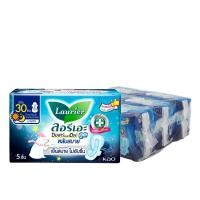 ราคา ลอรีเอะ ซอฟท์แอนด์เซฟ ไนท์คูล ผ้าอนามัย 30 ซม 5 ชิ้น x 6 LAURIER Soft Safe Night Cool 30 cm 5 pcs x 6 (21188510594)