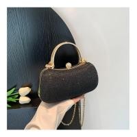 ราคา Fashion Evening Bag Beaded Rhinestones Chain Purse Women Clutch Bag Black Silver Gold Colors Dinner Bag Handbags (23740940264)