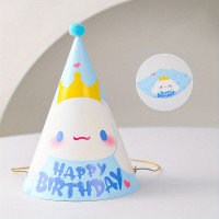 ราคา 10 ชิ้น Kuromi หมวกปาร์ตี้ My Melody Cinnamoroll หมวกวันเกิด Sanrio Party Supplies การ์ตูนกรวยหมวกเทศกาลวันเกิด Party Favors (24694154469)