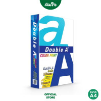 ราคา Double A ดับเบิ้ล เอ กระดาษถ่ายเอกสาร Color Print A4 90แกรม 1 รีม 500 แผ่น (24521602563)
