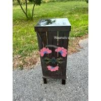 ราคา ที่ใส่ร่ม ใส่ไม้กวาด ใบใหญ่ ตะกร้าไม้สักแท้ ติดดอกไม้สักลงสีสวยงาม (24860804174)