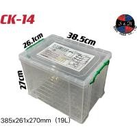 ราคา Keyway รุ่นCK 14 กล่องใส่ของอเนกประสงค์ มีหูล็อค เเข็งเเรง ทนทาน สามารถวางซ้อนหลายกล่องได้ รุ่น CK 14 คละสี (9981157796)