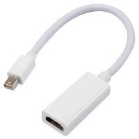 ราคา Mini DP to HDMI สายแปลง Mini DisplayPort Male to Female Adapter white (18578486059)