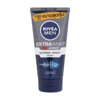 ราคา NIVEA นีเวีย เมน เอ็กซ์ตร้า ไวท์ มัด โฟม 100 150 กรัม NIVEA Men Extra White 10x Effect Mud Foam โฟมล้างหน้า ผู้ชาย (10320581299)