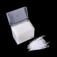 ราคา ZZ 1100pcs Plastic dental Picks ช่องปากสุขอนามัย2 WAY interdental Brush tooth Pick (23000510697)