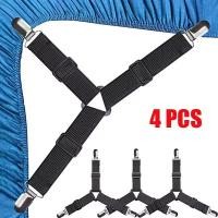 ราคา ที่ใส่ผ้าปูที่นอนอเนกประสงค์4ชิ้นชุดสายรัดไขว้แบบปรับได้ยืดหยุ่นสูงคลิปปิดโซฟาฟูกนอนกันลื่น (24619169784)