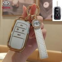 ราคา ซองใส่กุญแจรถยนต์ toyota wish innova camry vigo fortuner corolla altis yaris vios เคสกุญแจ (23284271835)