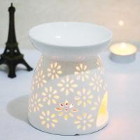 ราคา Aroma Burner เตาอโรม่าเซรามิก เตาเผาน้ำมันหอมระเหยสุดคลาสสิก พร้อมดีไซน์ลายฉลุ เหมาะสำหรับบ้าน สปา นวด และทำสมาธิ (23862694011)