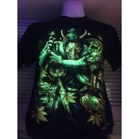 ราคา Rock chang T shirt 3Dลายซามูไร เสื้อยืด เรืองแสง ผู้ชาย ไซส์ยุโรป ลายหน้า หลัง (20252058225)