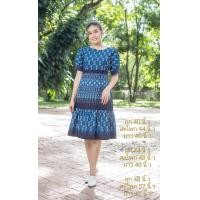 ราคา ชุดผ้าฝ้ายชุดเดรสใส่ทำงานผ้าฝ้ายพิมพ์ลายผ้าฝ้ายเชียงใหม่สวยๆ (21469646130)
