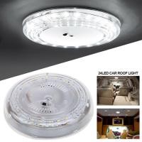 ราคา โคมไฟหลังคาเพดานในร่มไฟการอ่านรูปทรงกลมไฟเก๋งไฟ LED หลังคารถ LED 24ดวง (17693013727)
